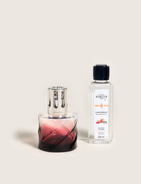 Coffret lampe Berger Spirale Rouge