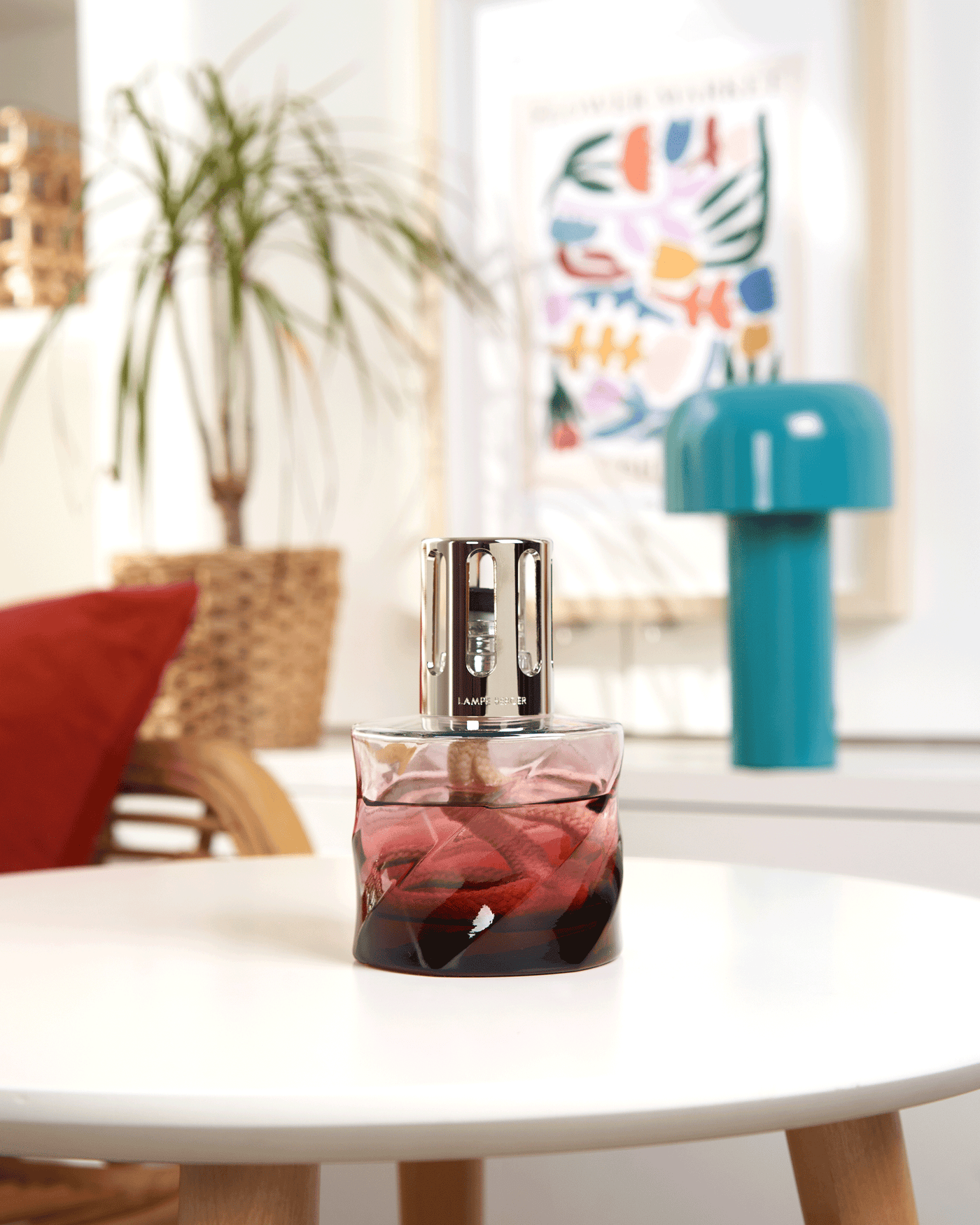 Coffret lampe Berger Spirale Rouge