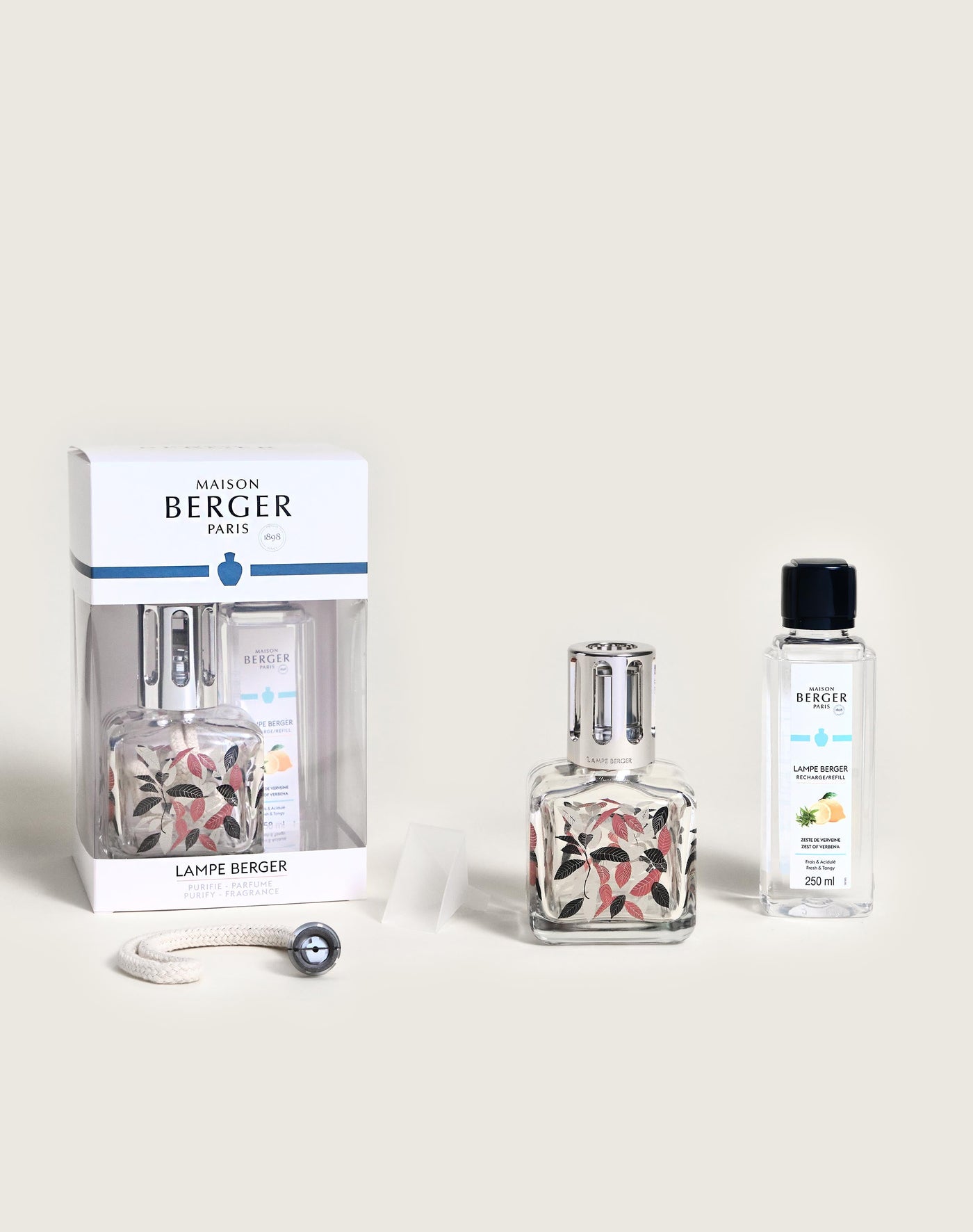 Coffret lampe Berger Glaçon Feuilles