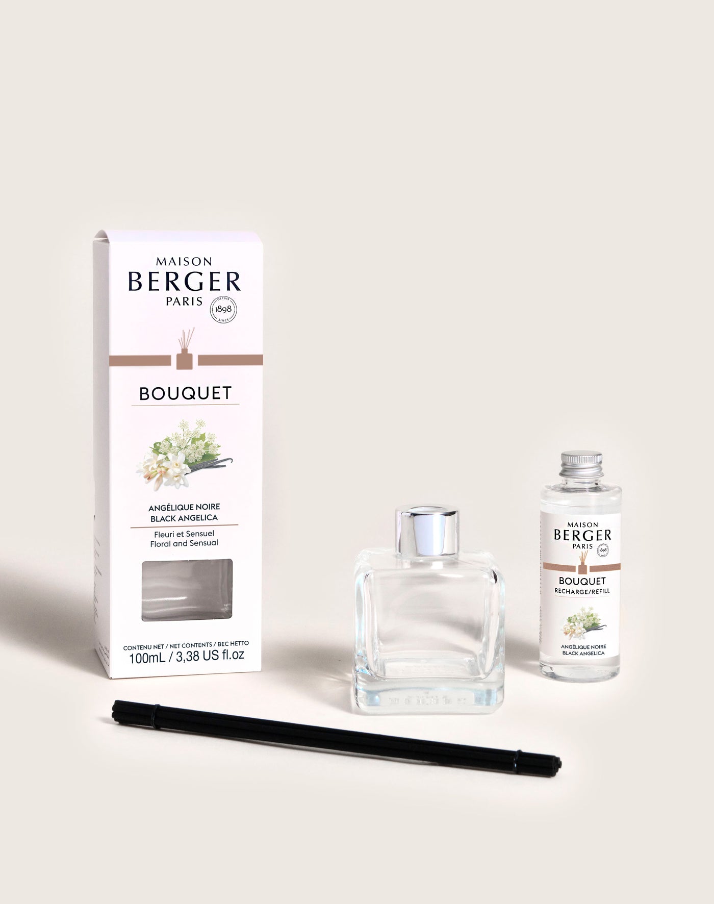 Bouquet parfumé Angélique Noire
