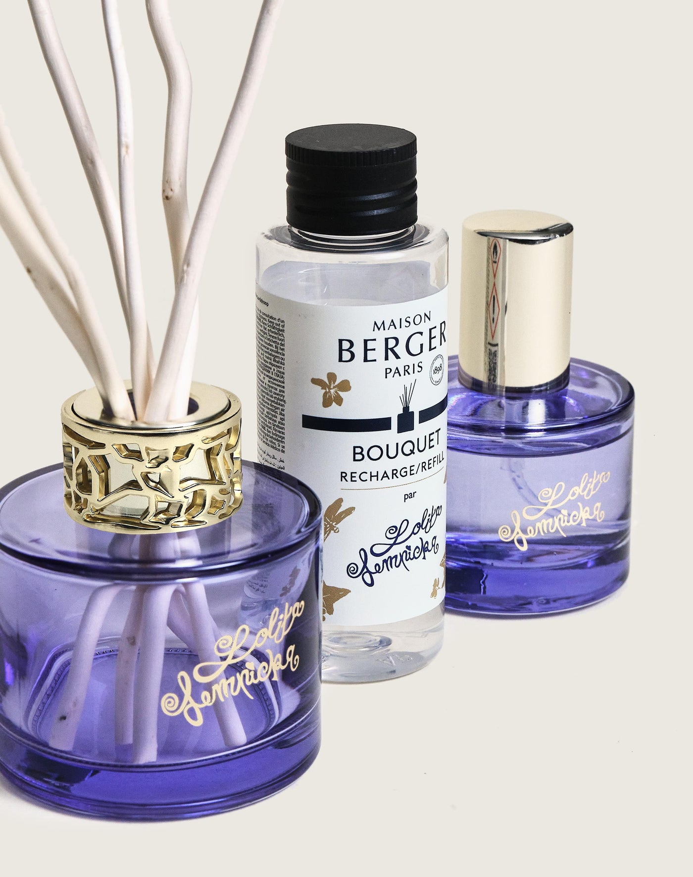Duo mini bouquet & spray d’intérieur Lolita Lempicka Parme
