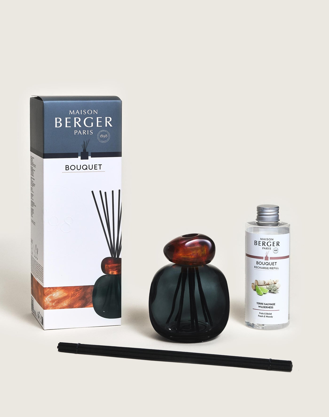 Bouquet parfumé Minéral Noir