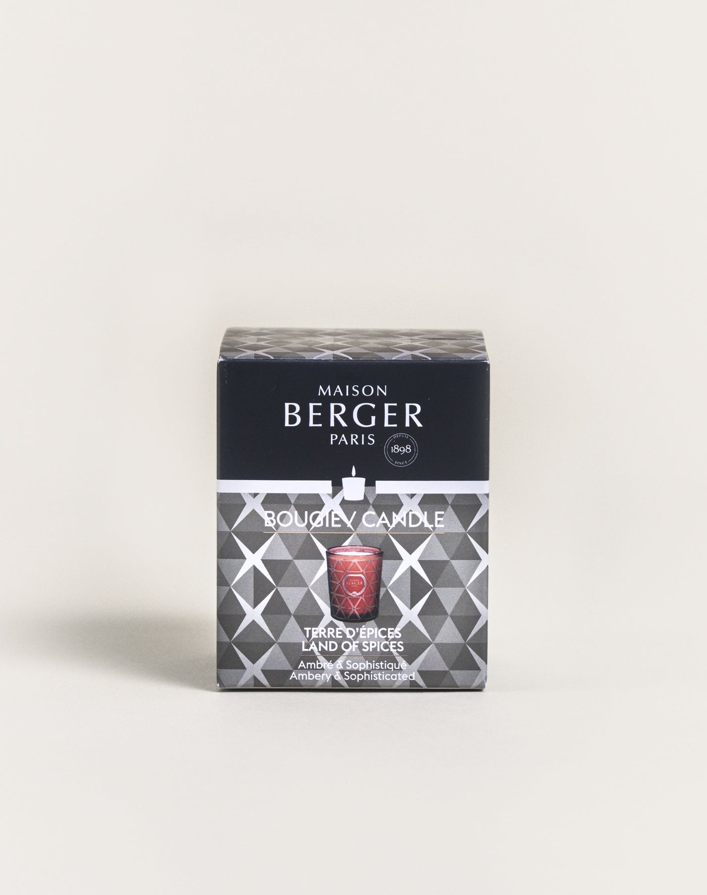 Bougie parfumée Géode Paprika Terre d'Épices