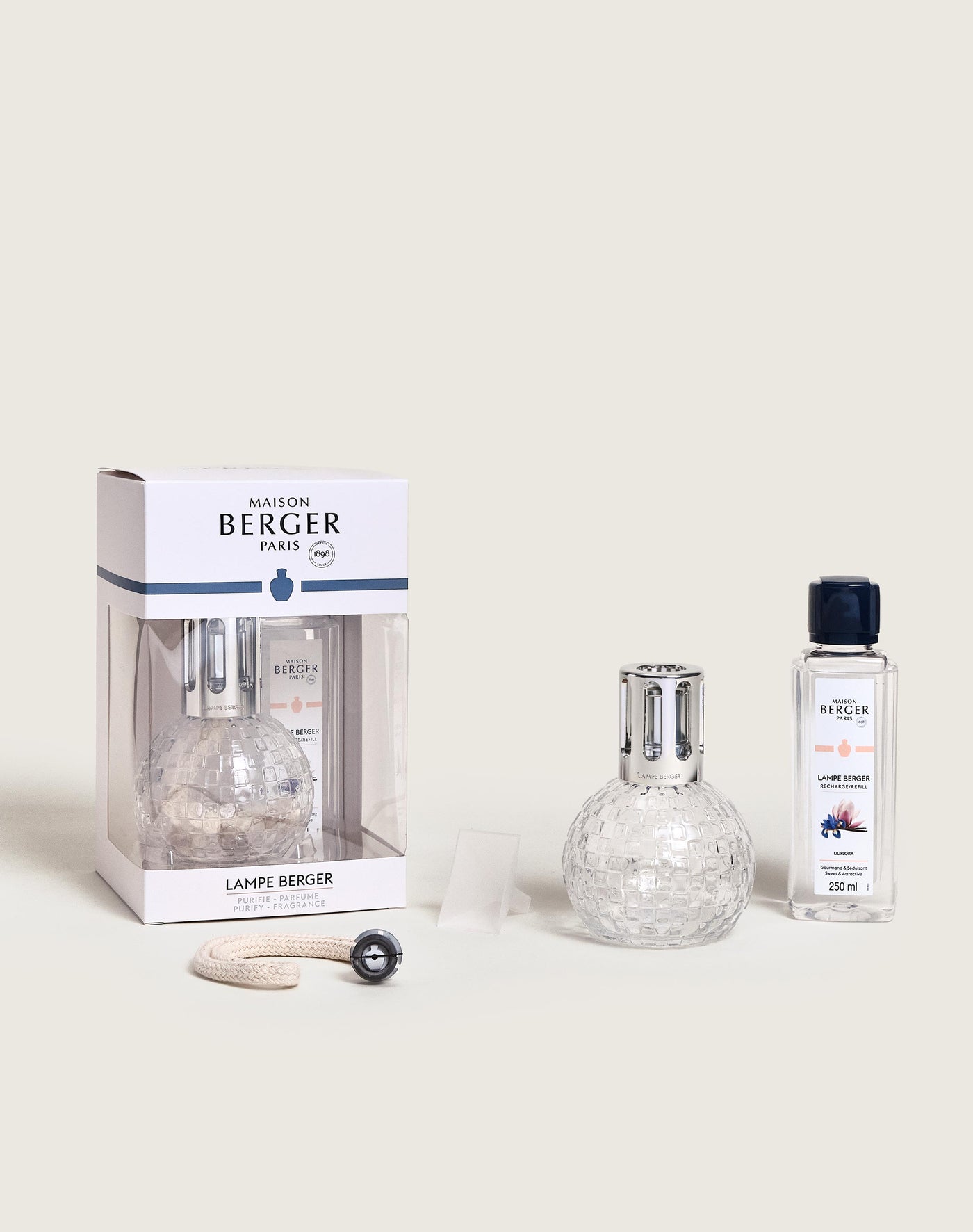 Coffret lampe Berger Disco Transparente