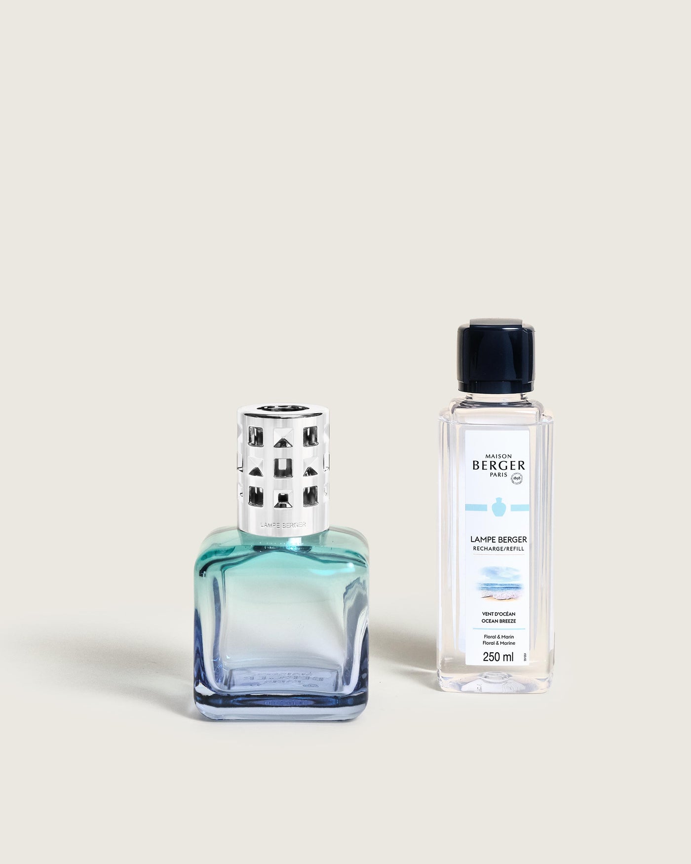 Coffret lampe Berger Glaçon Turquoise/Bleue