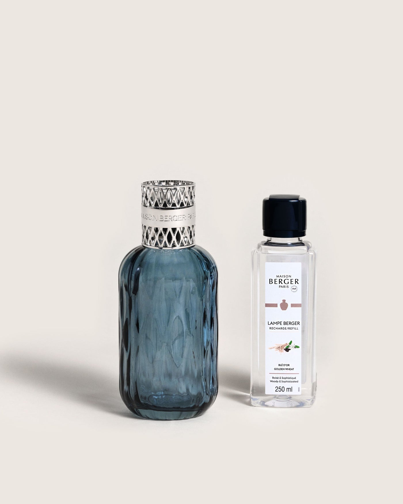 Coffret lampe Berger Quintessence Bleue