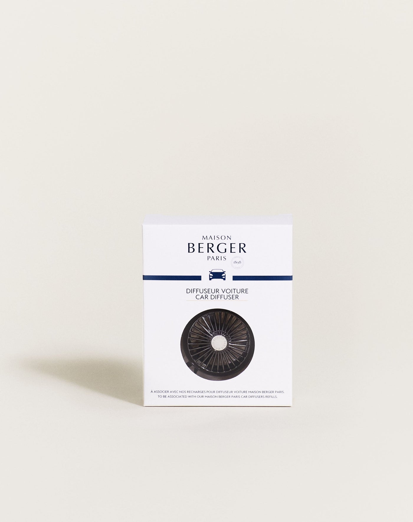 Pince Diffuseur voiture Car Wheel Noire