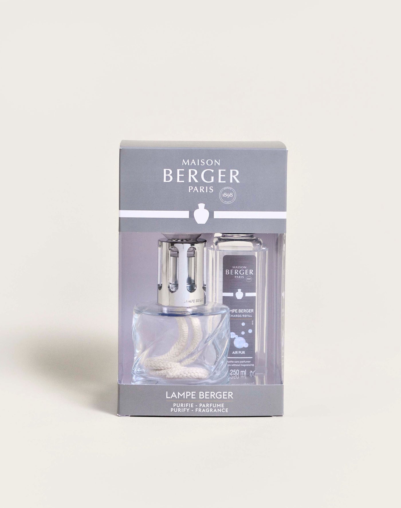 Coffret lampe Berger Spirale Transparente