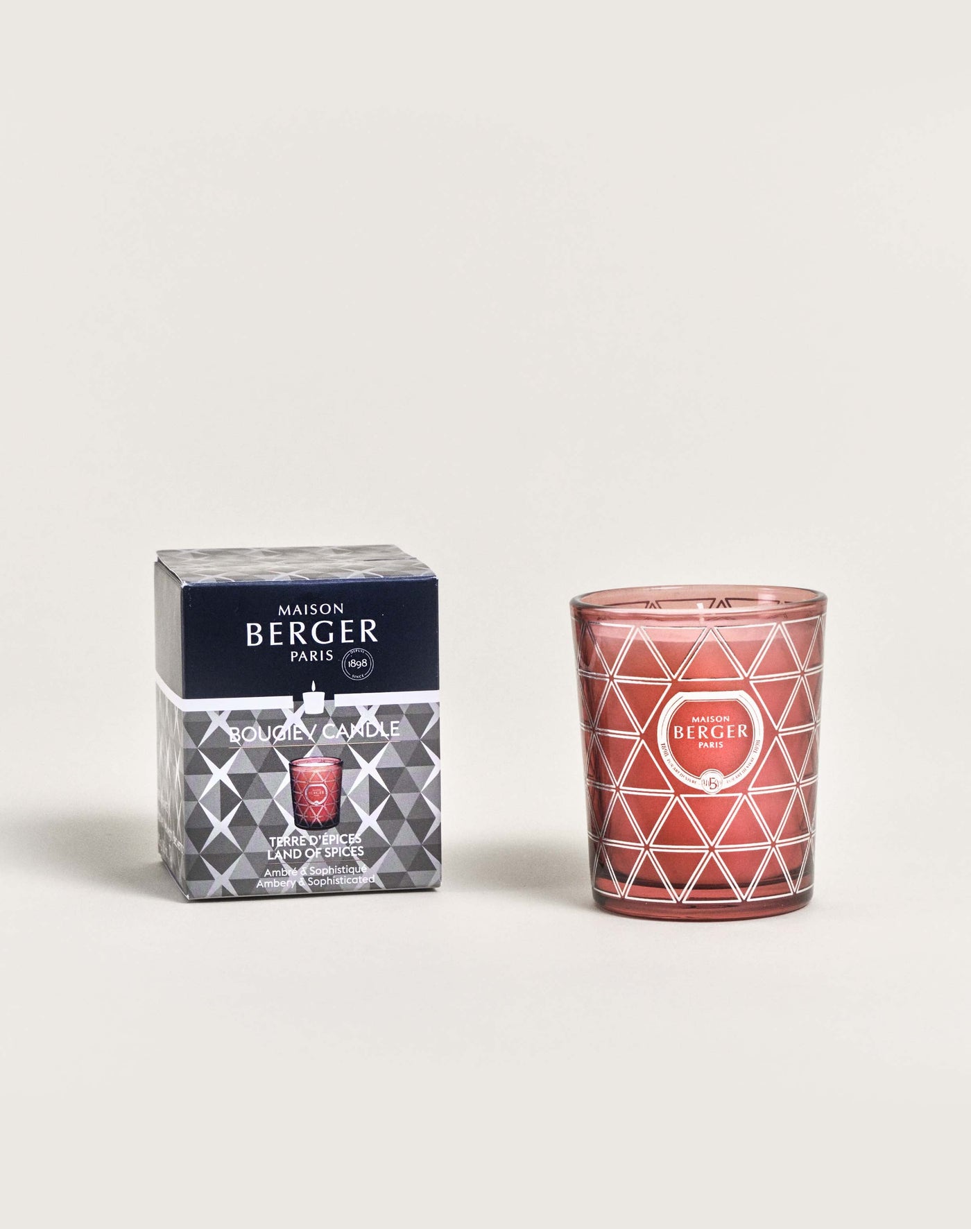 Bougie parfumée Géode Paprika Terre d'Épices