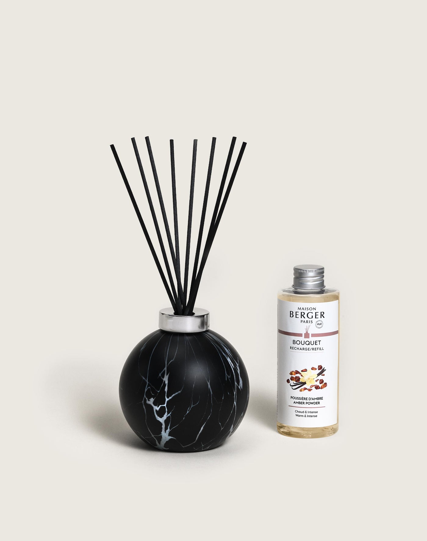 Bouquet parfumé Marbrure Noir