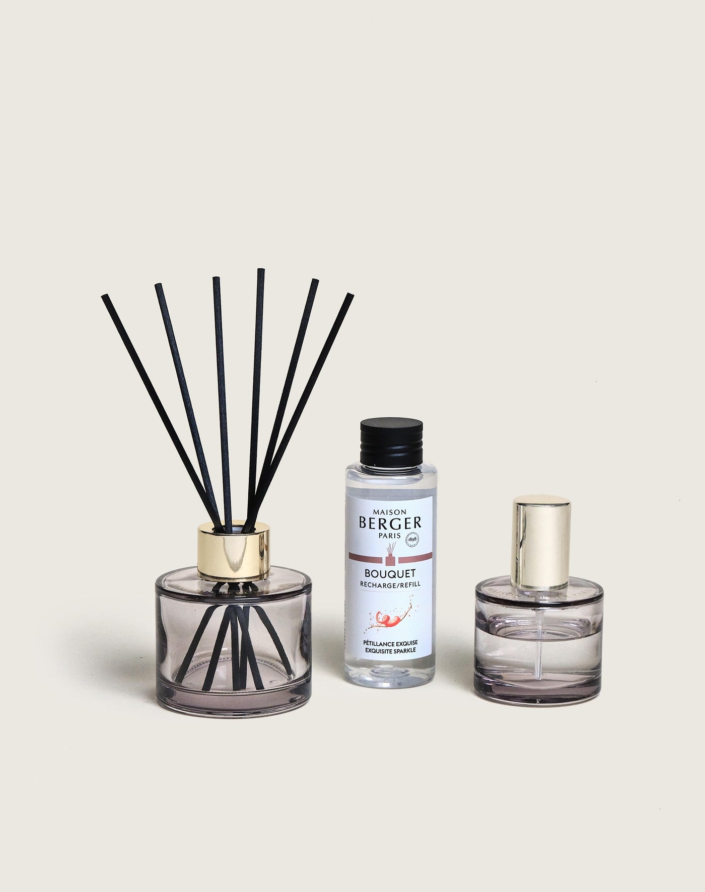 Duo mini bouquet & spray d’intérieur Rosalie Pétillance Exquise