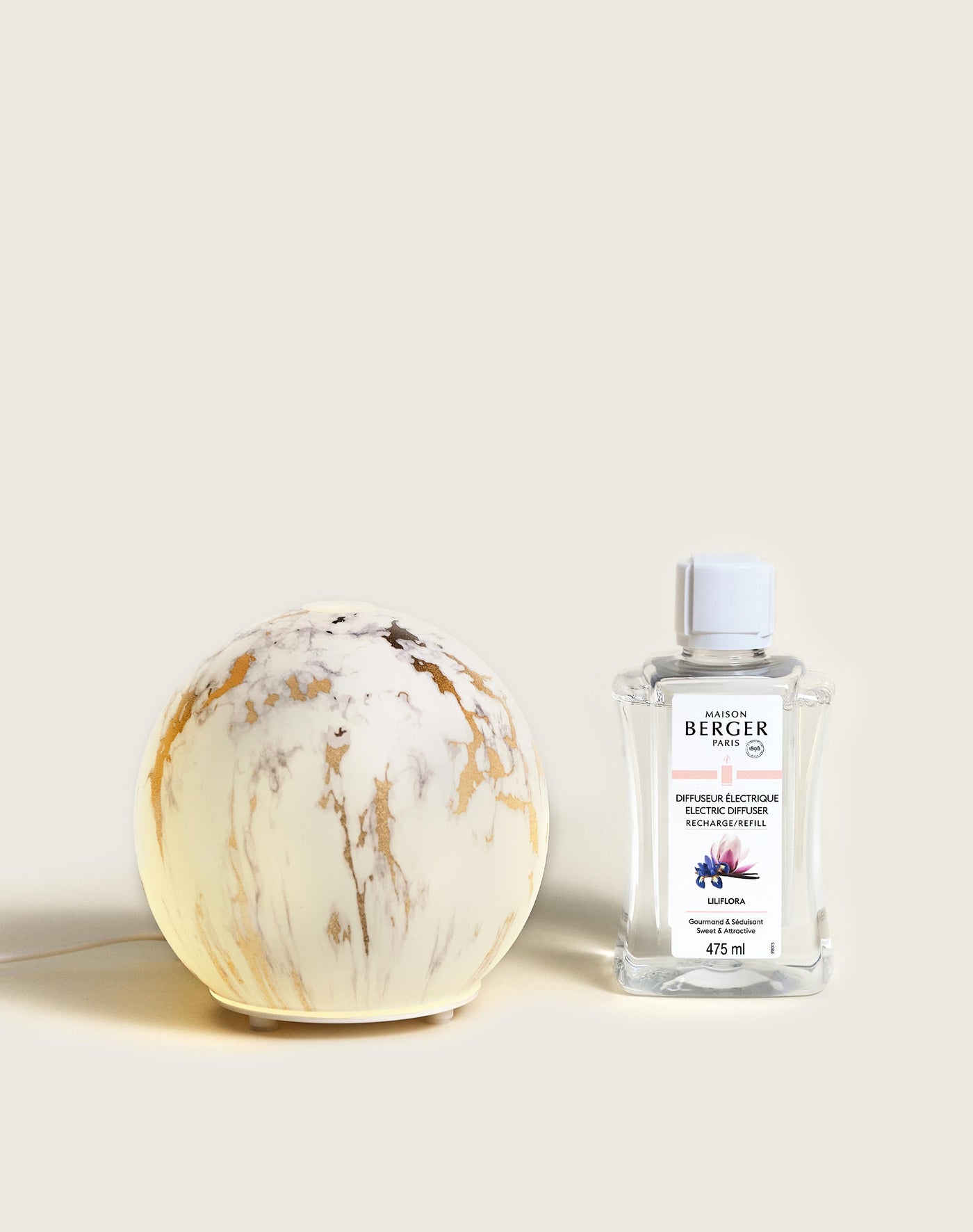 Diffuseur électrique Marbrure Blanc