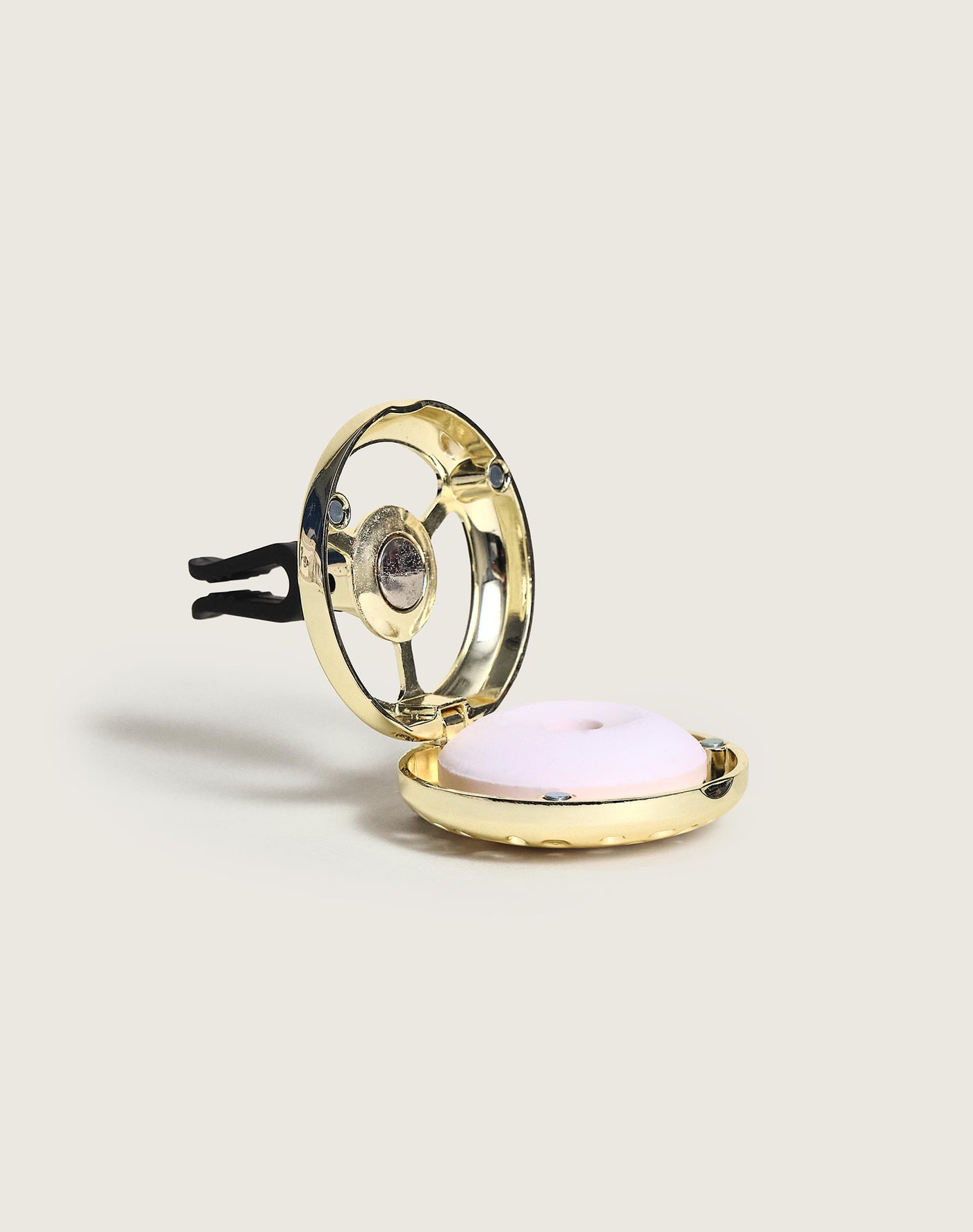 Coffret Les Petits Trésors Ophelia diffuseur voiture & porte clefs Or