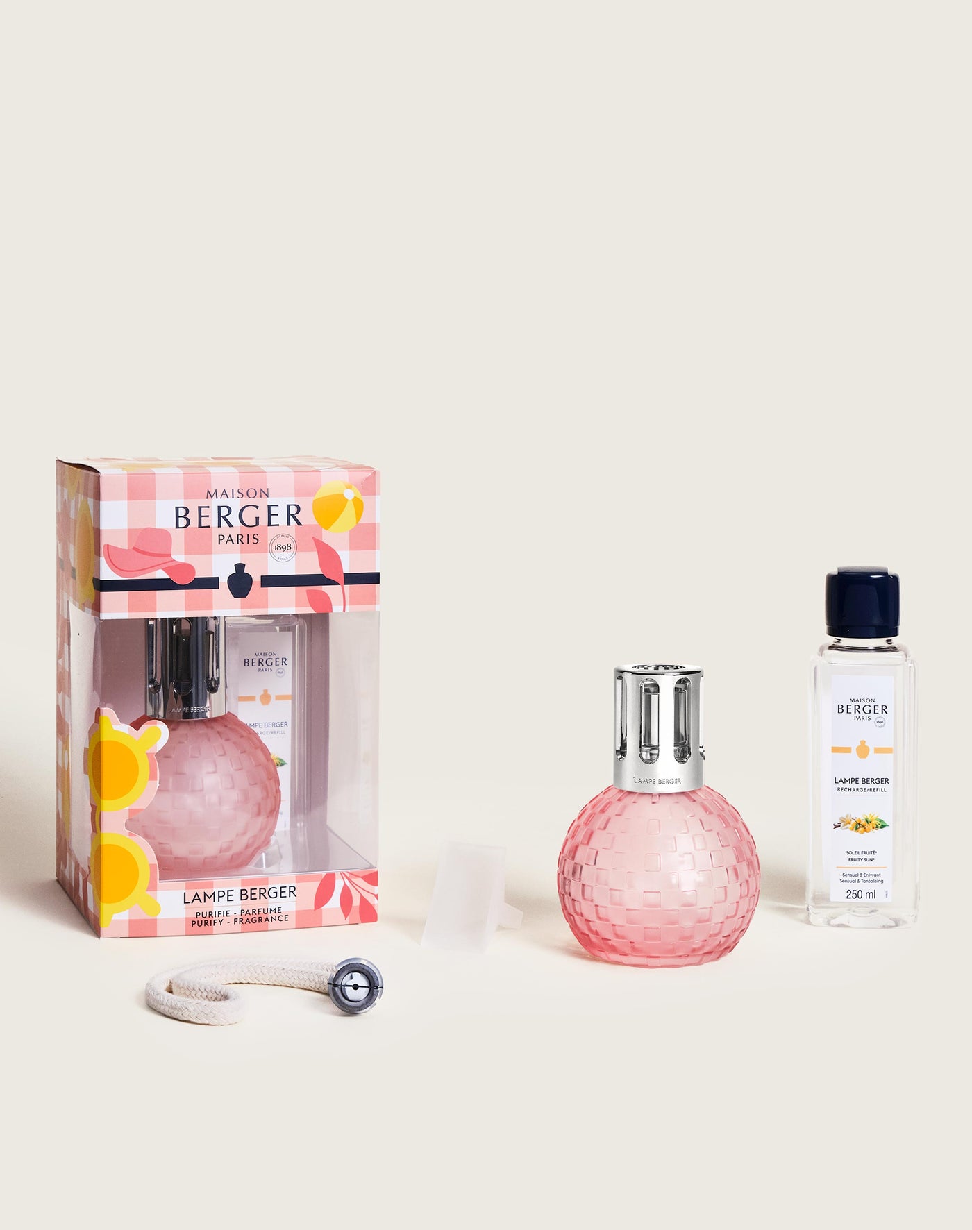 Coffret lampe Berger Disco Estivale Soleil Fruité