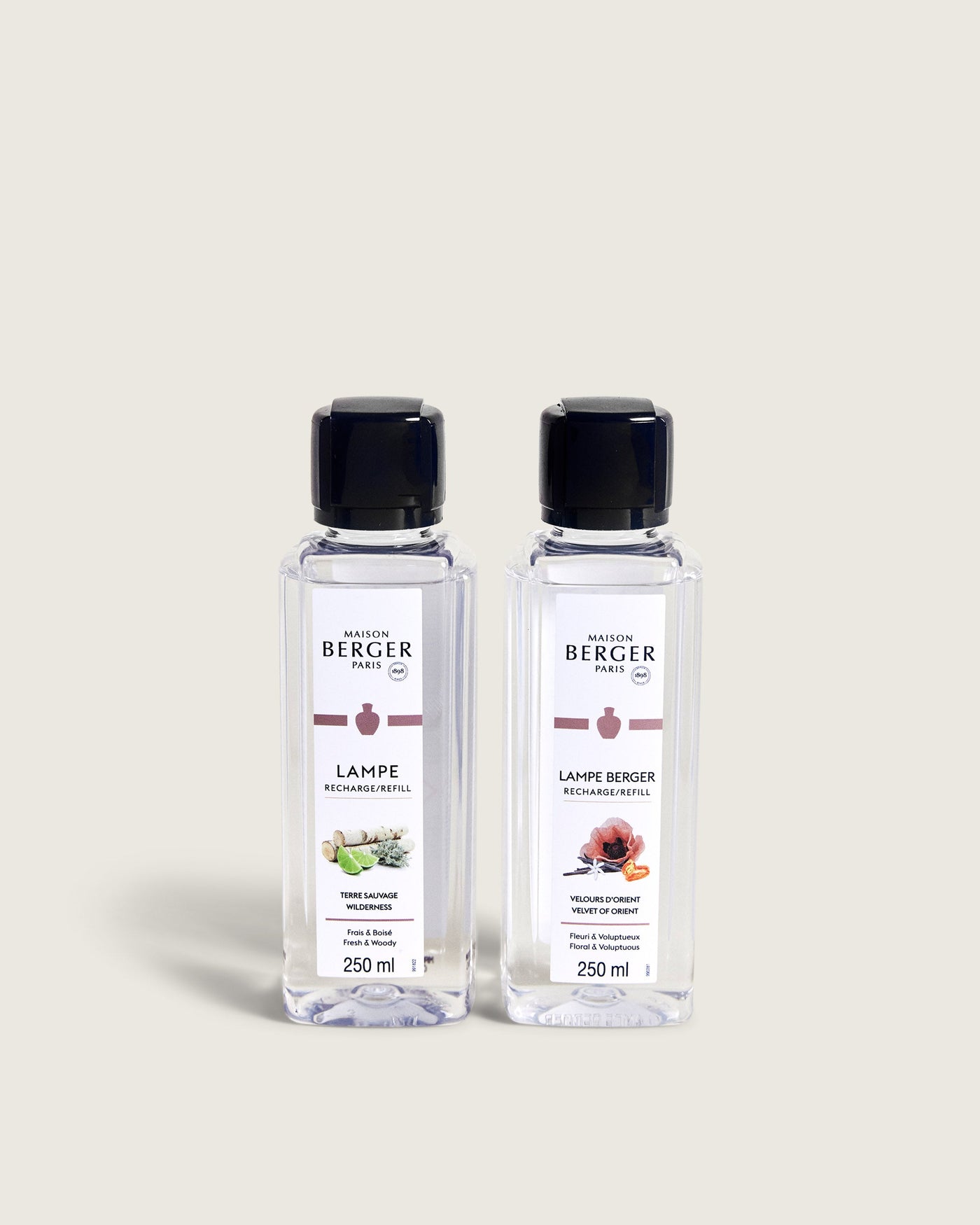 Coffret 2 Recharges lampes Berger Adagio 250ml