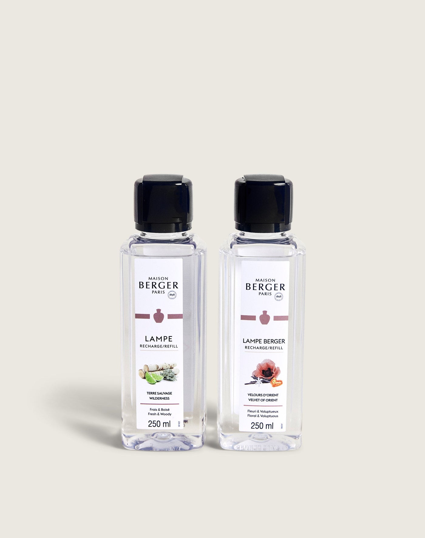 Coffret 2 Recharges lampes Berger Adagio 250ml