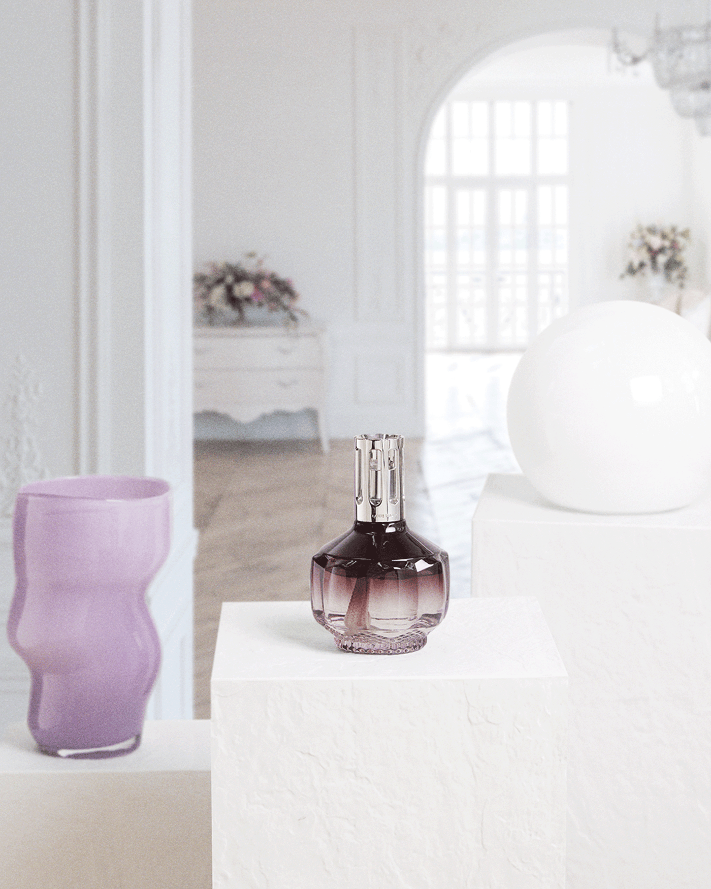 Coffret lampe Berger Molécule Prune