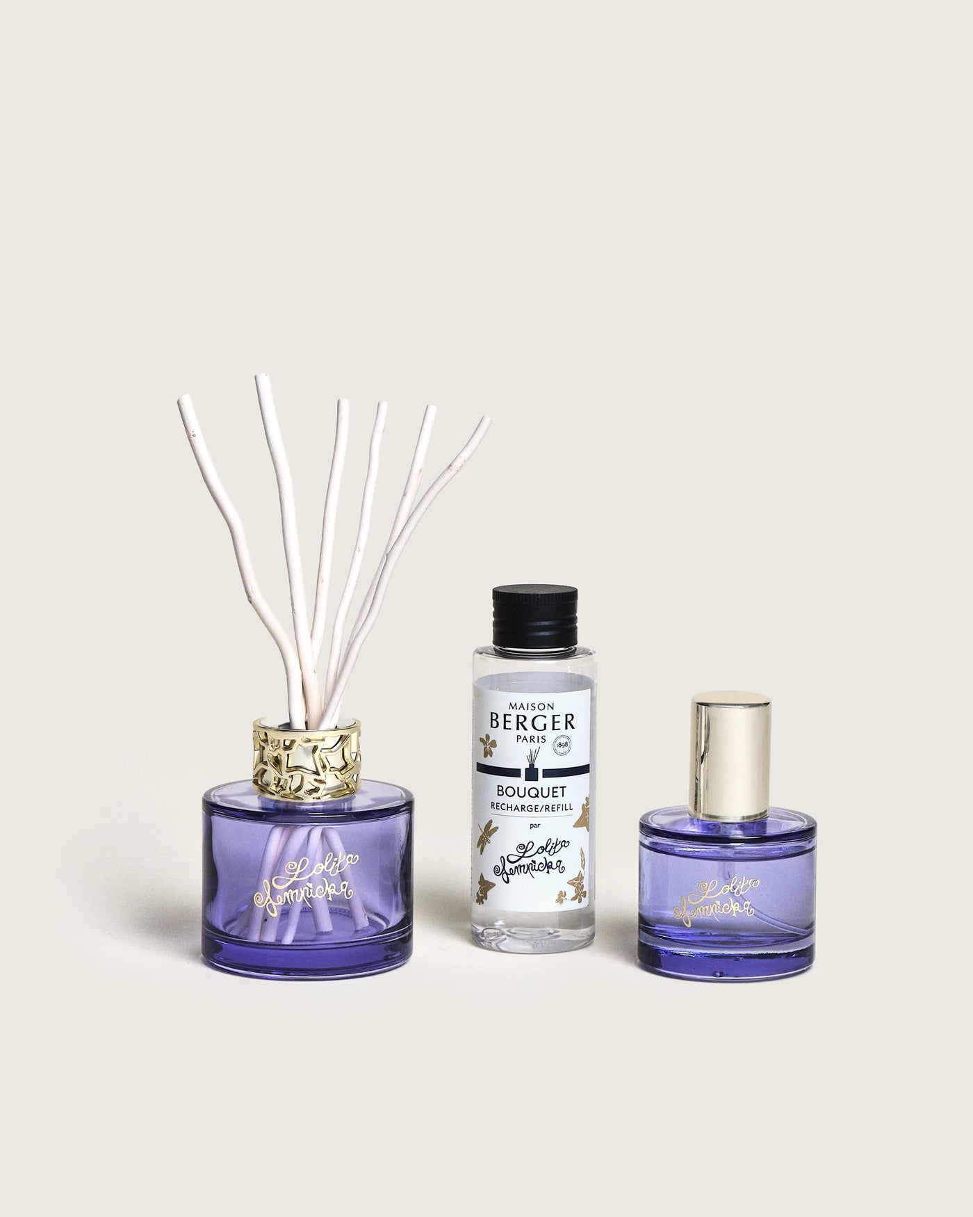 Duo mini bouquet & spray d’intérieur Lolita Lempicka Parme