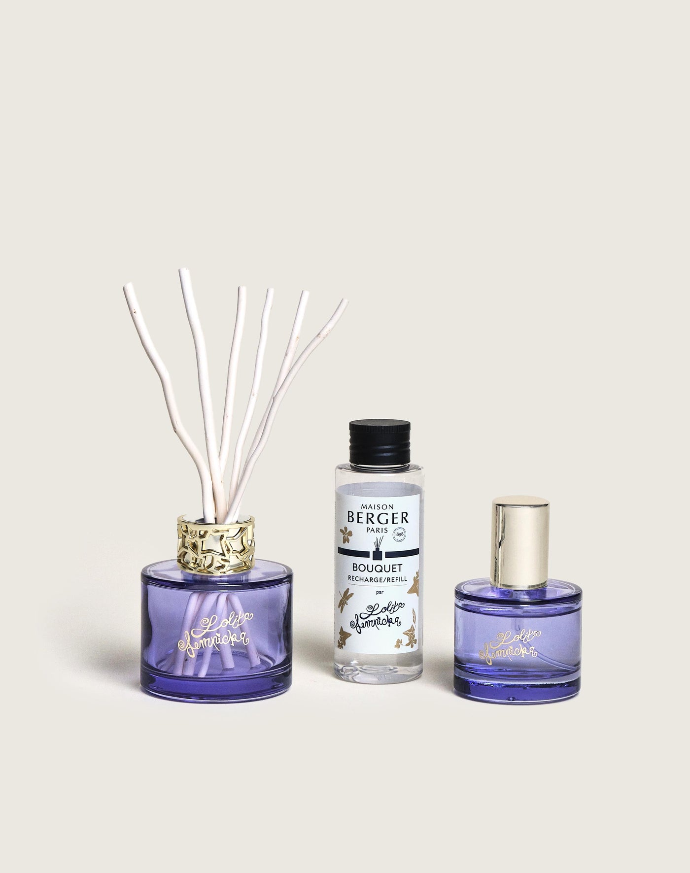 Duo mini bouquet & spray d’intérieur Lolita Lempicka Parme