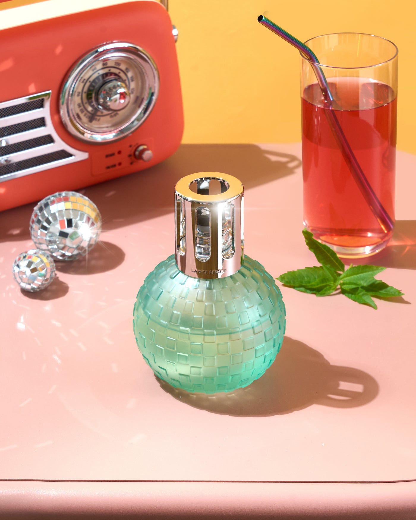 Coffret lampe Berger Disco Estivale Zeste de Verveine
