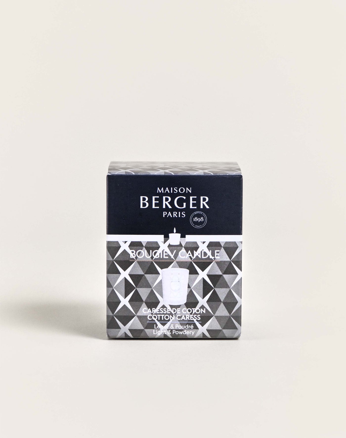 Bougie parfumée Géode Givrée Caresse de Coton