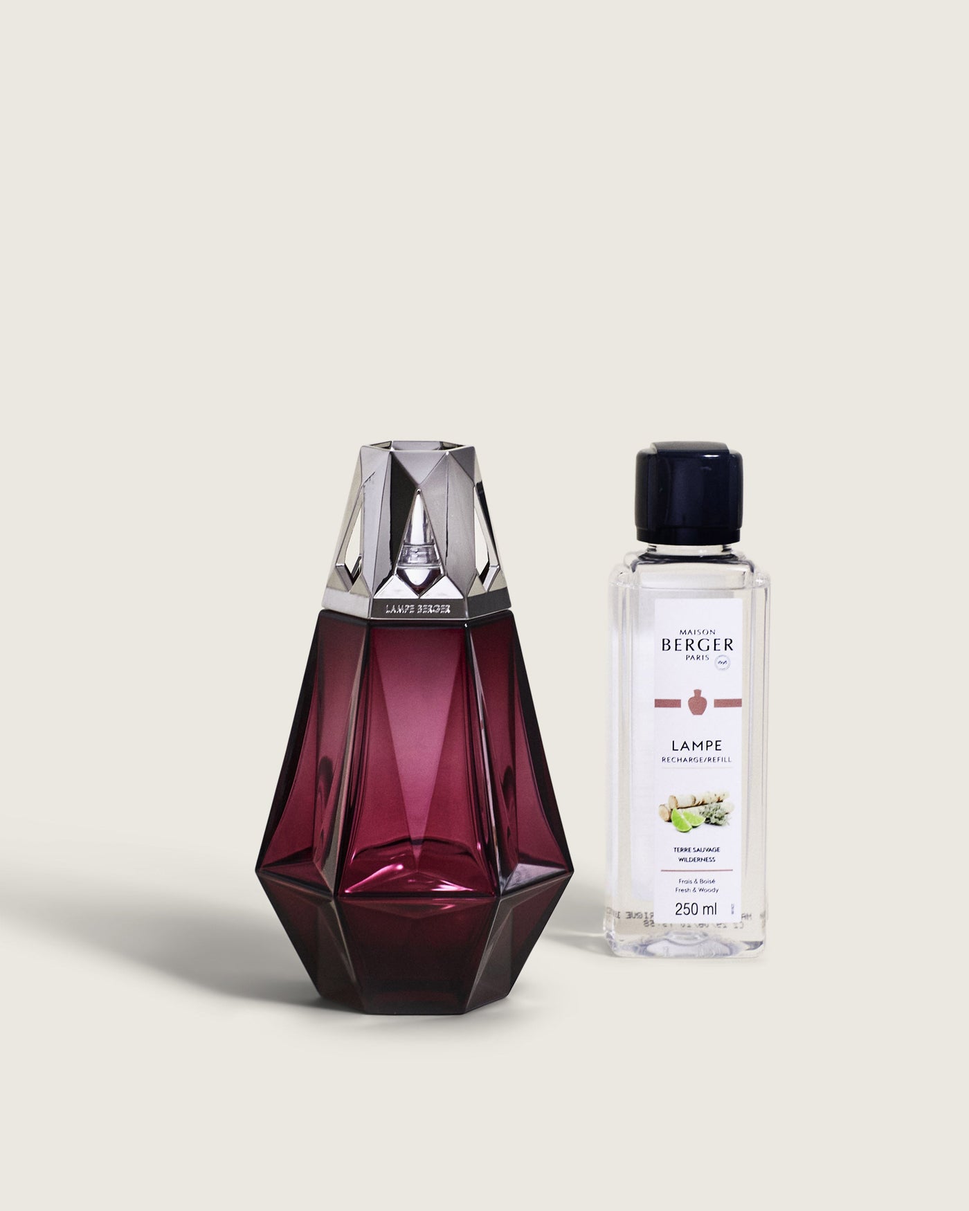 Coffret lampe Berger Prisme Grenat