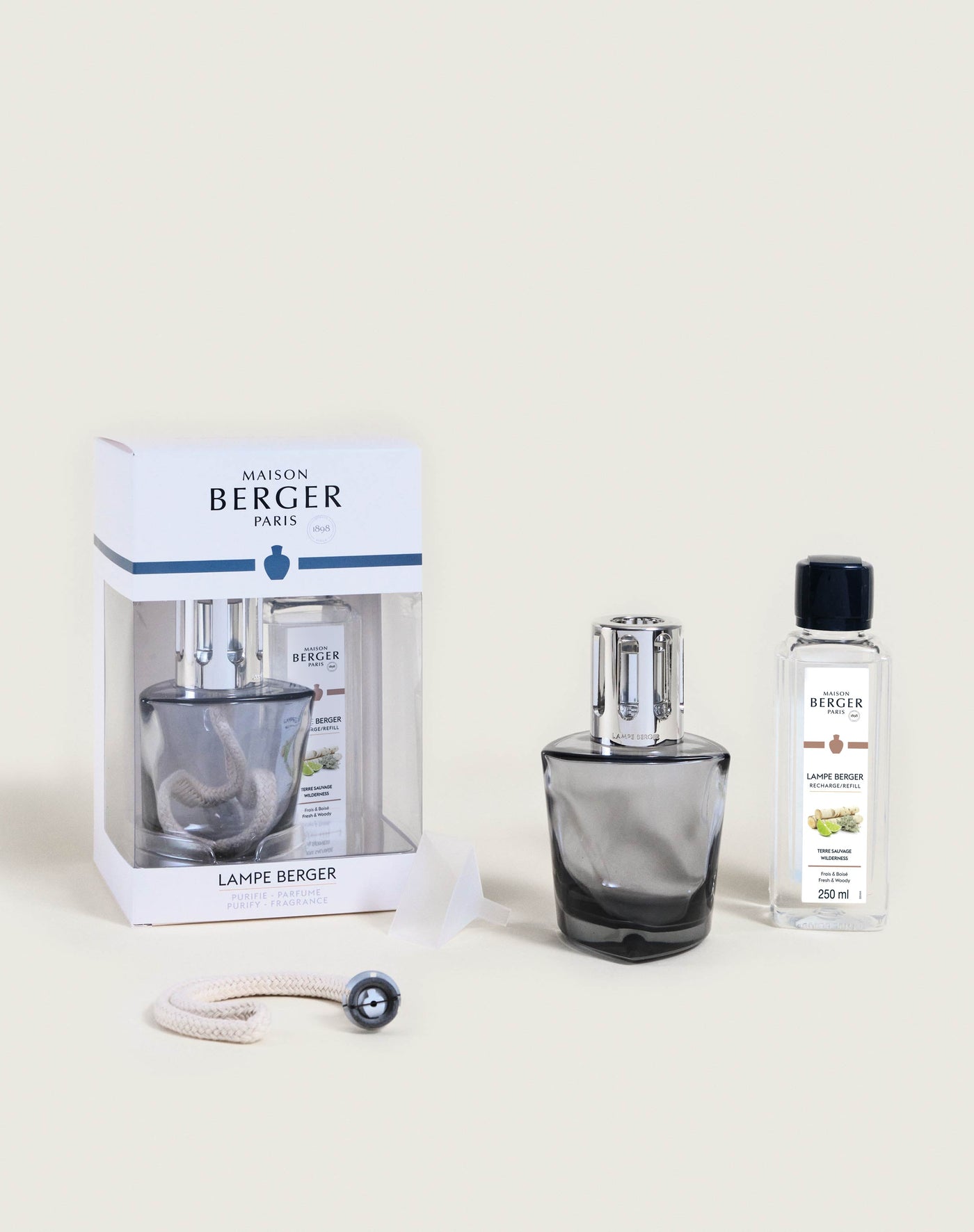 Coffret lampe Berger Terra Noir