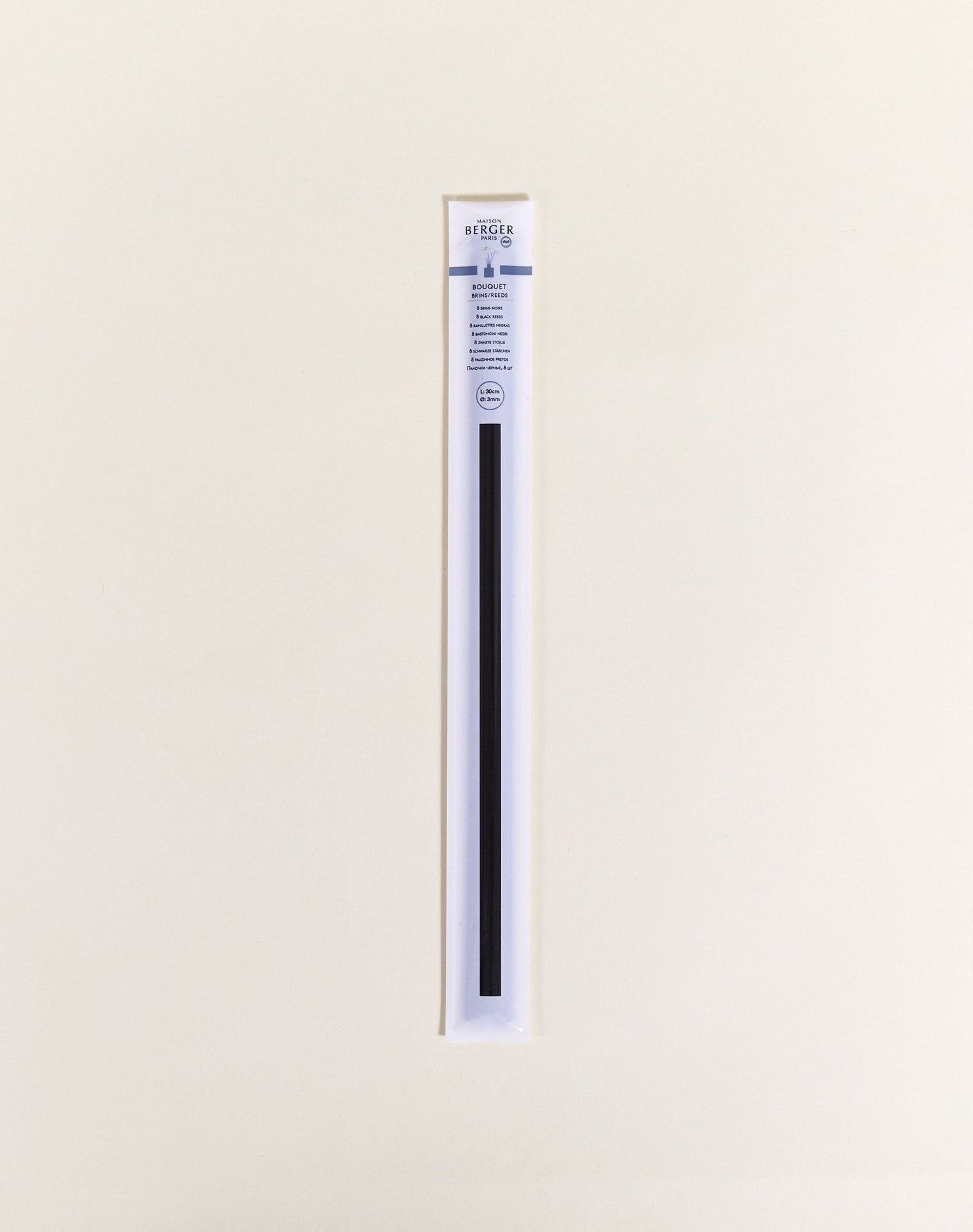 Etui de 8 brins noirs 30cm