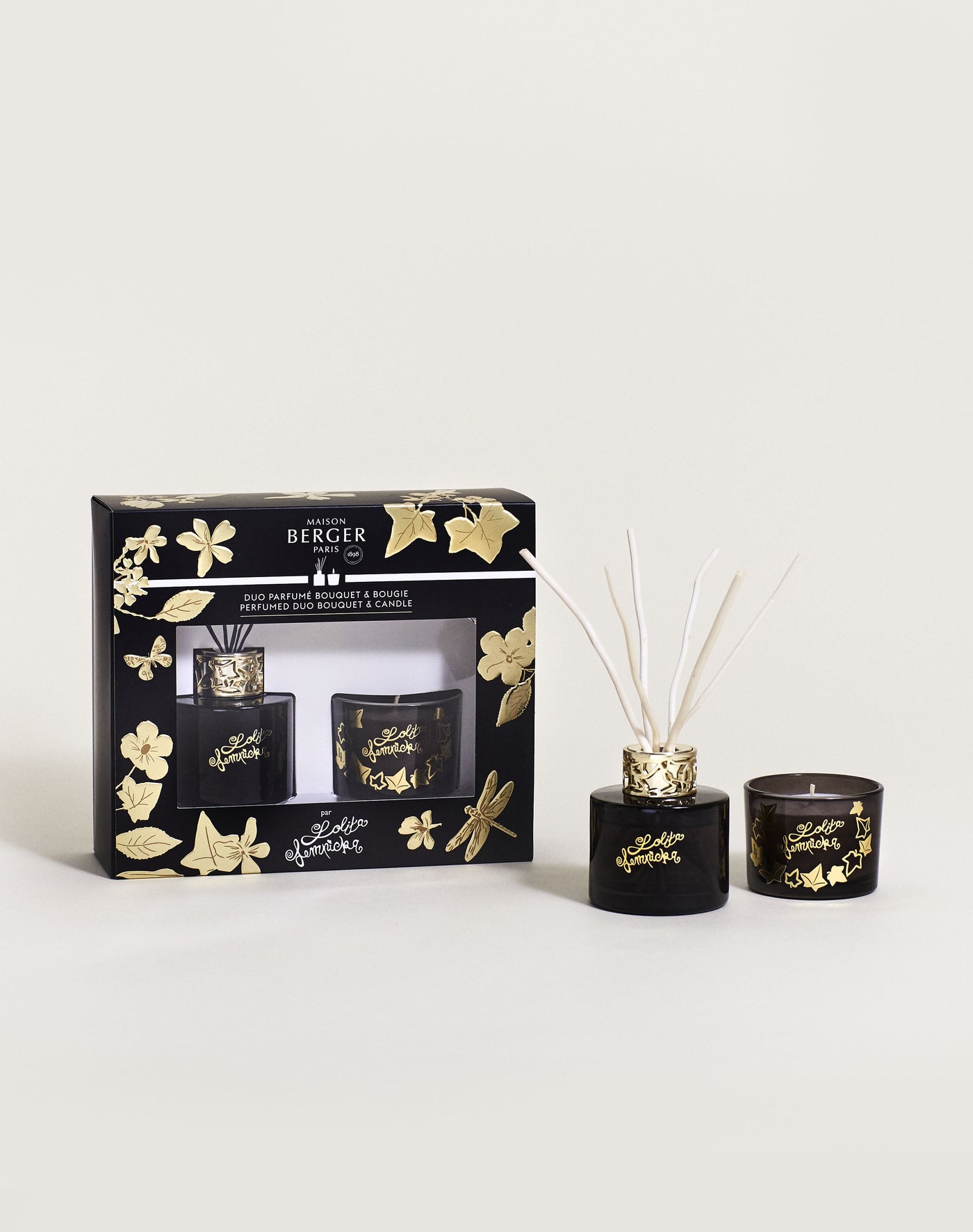 Duo mini Bouquet & Bougie Lolita Lempicka Black Edition