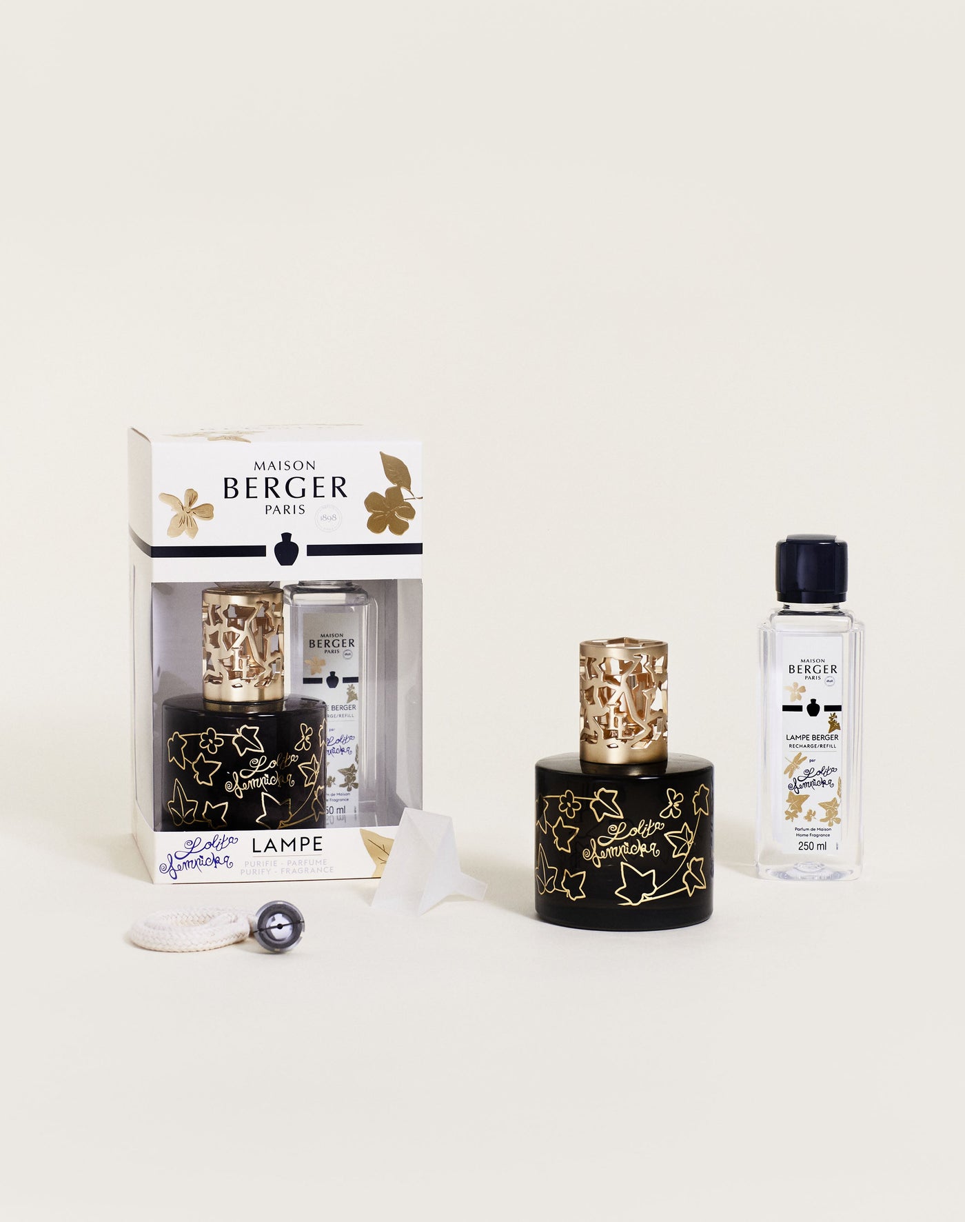 Coffret lampe Berger Pure Lolita Lempicka Noire