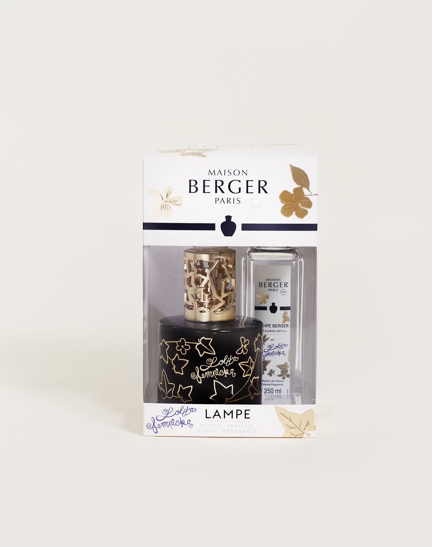 Coffret lampe Berger Pure Lolita Lempicka Noire