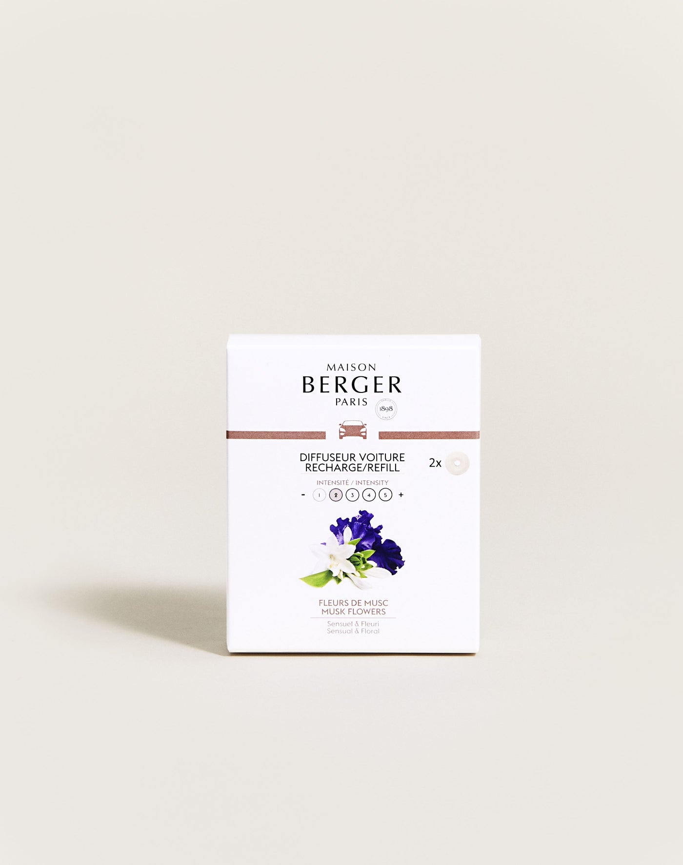 Recharges Diffuseur voiture Fleurs de Musc