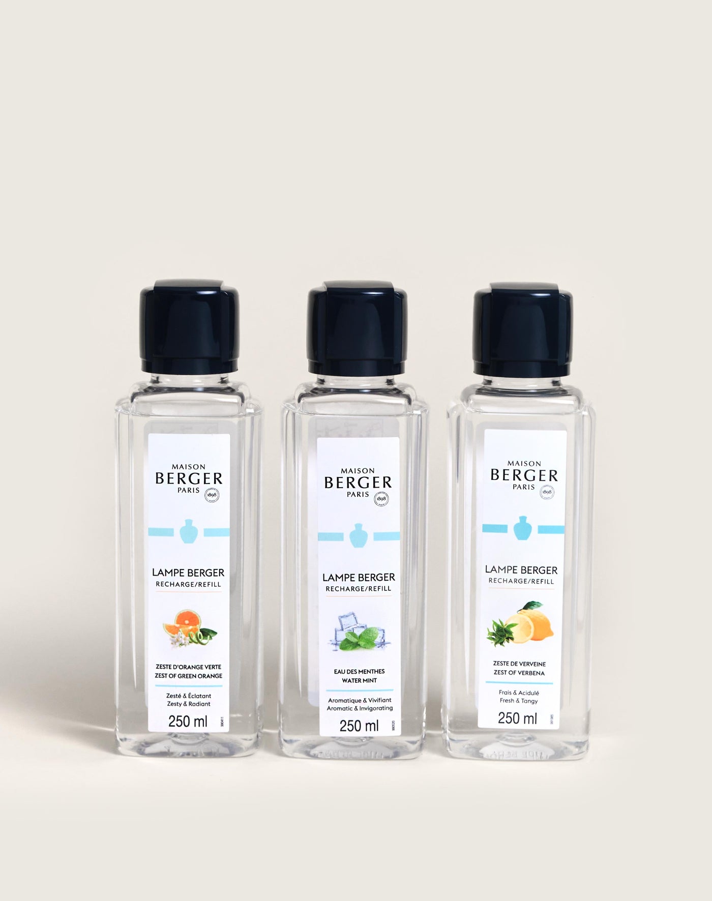 Coffret 3 recharges lampe Berger Summer 250ml