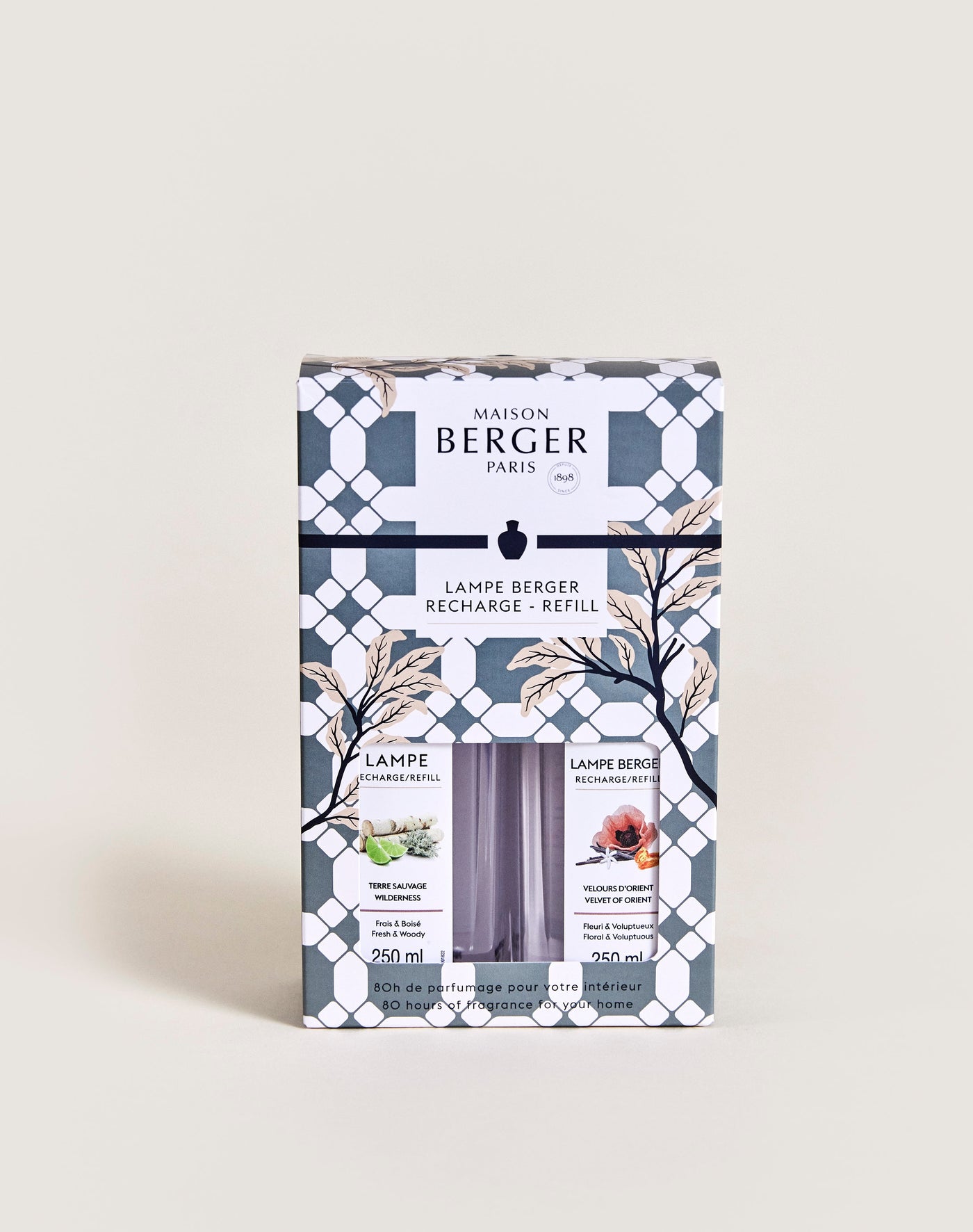 Coffret 2 Recharges lampes Berger Adagio 250ml